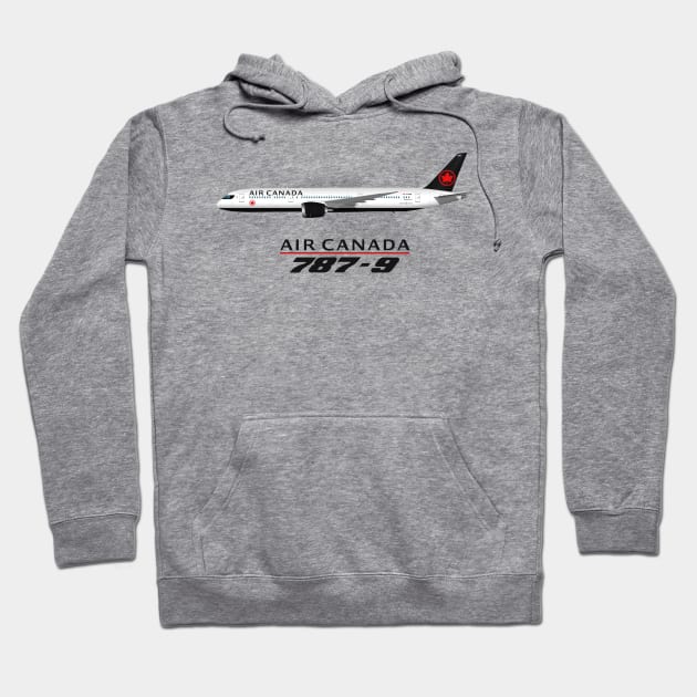 Air Canada 787 Hoodie by SteveHClark